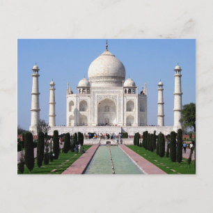 Taj Mahal, Indien "Krona i palatset" Vykort