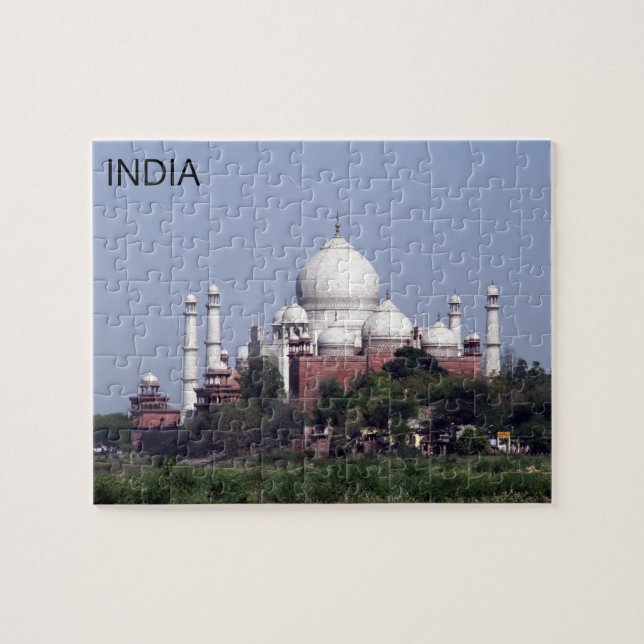taj mahal indien pussel (Horisontell)