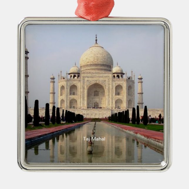 Taj Mahal Julgransprydnad Metall (Framsidan)