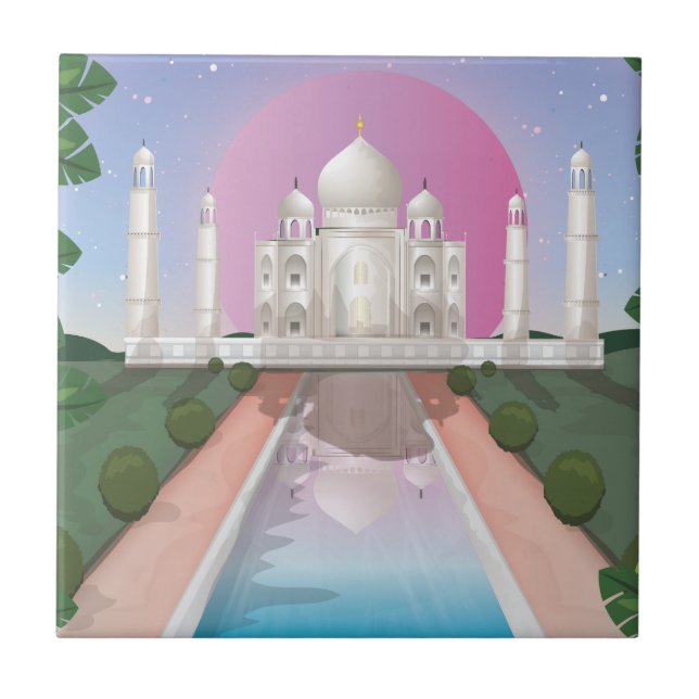 Taj Mahal Kakelplatta (Framsidan)