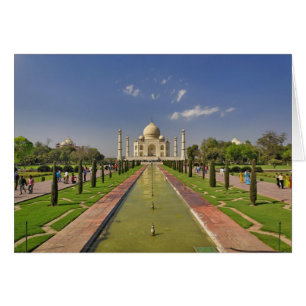 Taj Mahal-mausoleet / Agra, Indien 2 Hälsningskort
