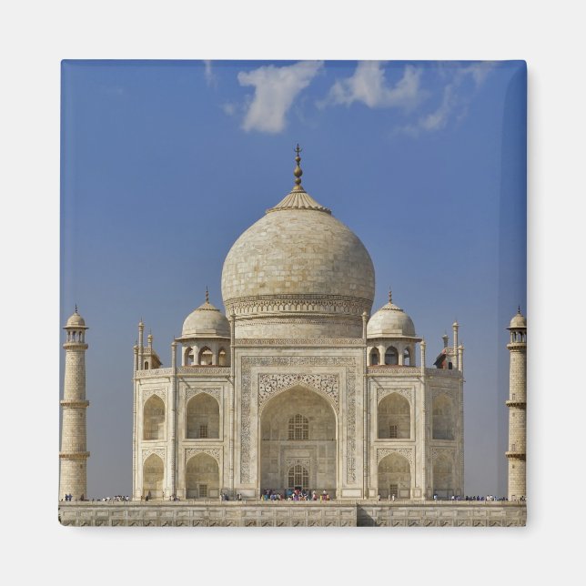 Taj Mahal-mausoleet / Agra, Indien Magnet (Framsidan)