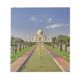 Taj Mahal mausoleum / Agra, Indien 2 Anteckningsblock