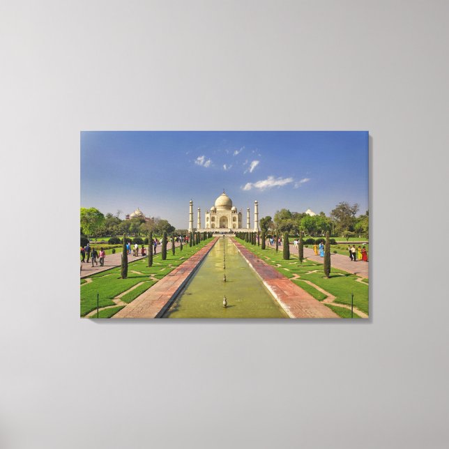 Taj Mahal mausoleum / Agra, Indien 2 Canvastryck (Framsida)