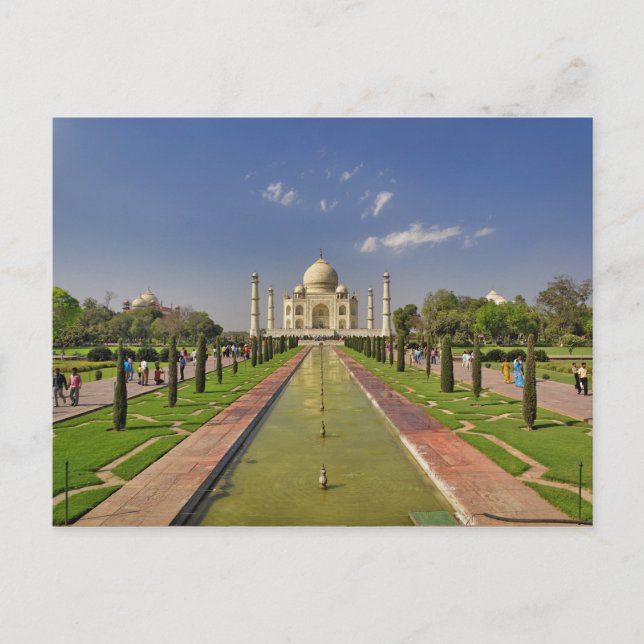 Taj Mahal mausoleum / Agra, Indien 2 Vykort (Framsida)