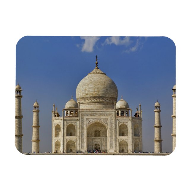Taj Mahal mausoleum / Agra, Indien Magnet (Horisontell)
