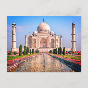 taj mahal Mausoleum India Vykort