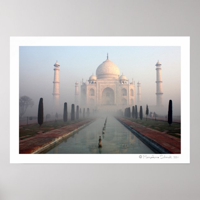 Taj Mahal Mist Poster (Framsidan)