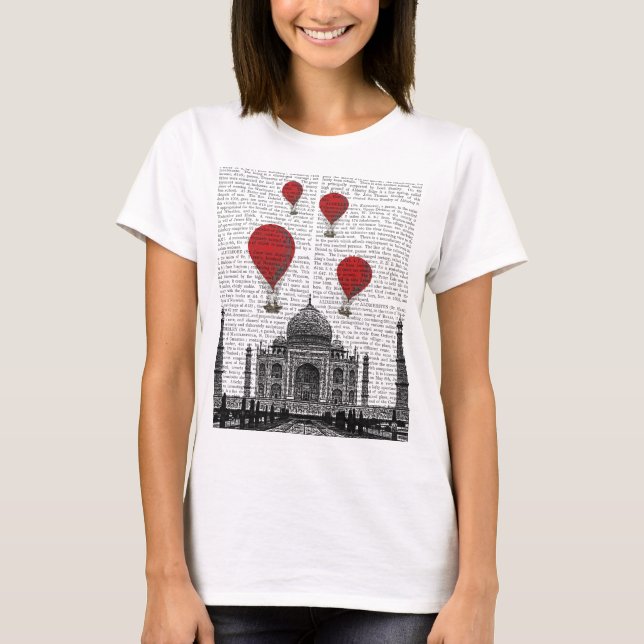 Taj Mahal och Red Luftballongs Tee (Framsida)