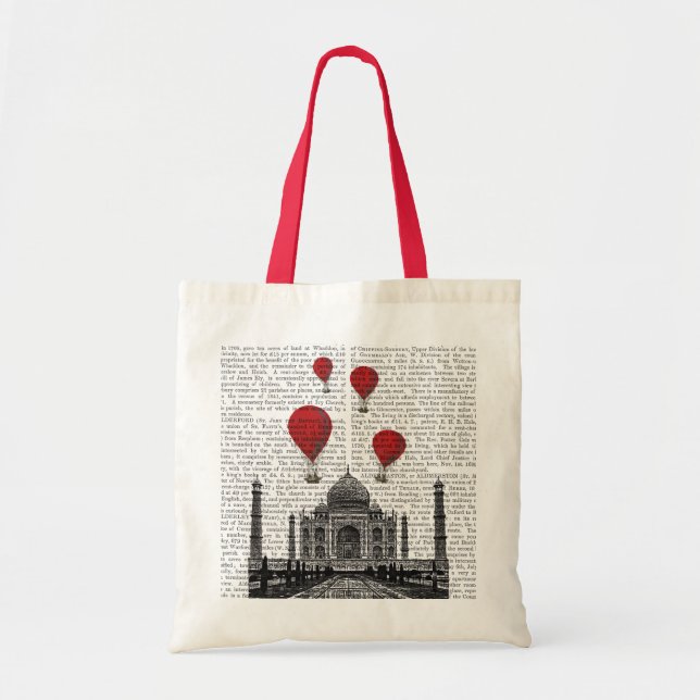 Taj Mahal och Red Luftballongs Tygkasse (Framsidan)