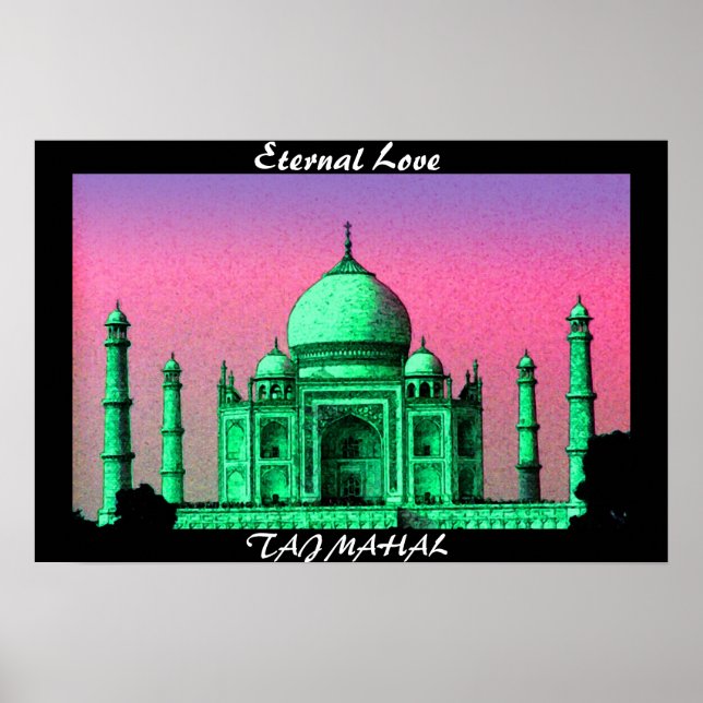Taj Mahal Poster (Framsidan)