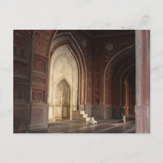 taj mahal prayers vykort (Framsida)