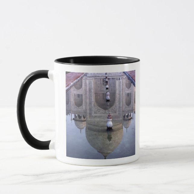 Taj Mahal-reflektion, Agra, Uttar Pradesh, Mugg (Vänster)