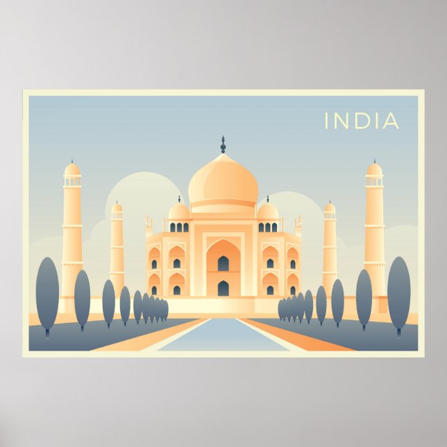 Taj Mahal-resa  Poster (Framsidan)