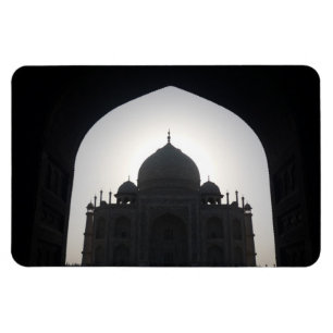 taj mahal silhuette magnet