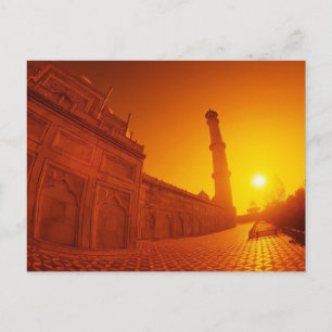 Taj Mahal Sunset Vykort