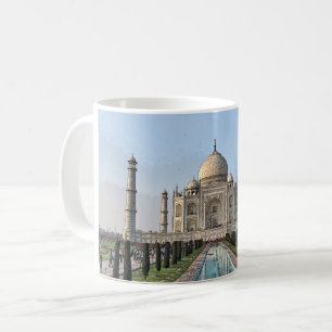 Taj Mahal Tecknad Oil Mugg