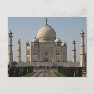 taj mahal tecknad vykort