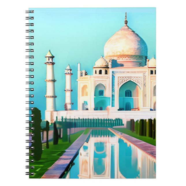 Taj Mahal under gryningen Himlar Anteckningsbok (Framsidan)