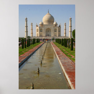 taj mahal vatten poster