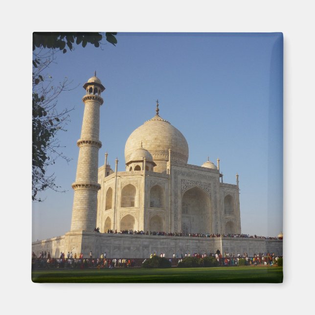 taj mahal vinkel magnet (Framsidan)