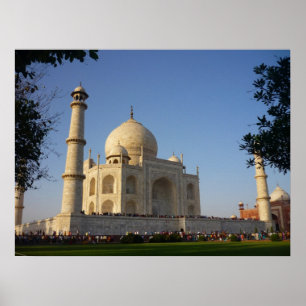 taj mahal vinkel poster