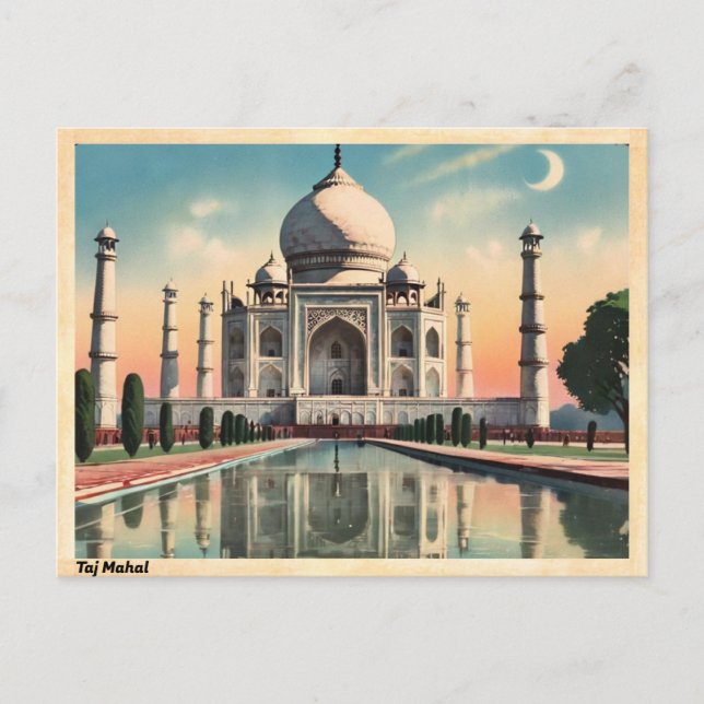 Taj Mahal Vintage resor Vykort (Framsida)