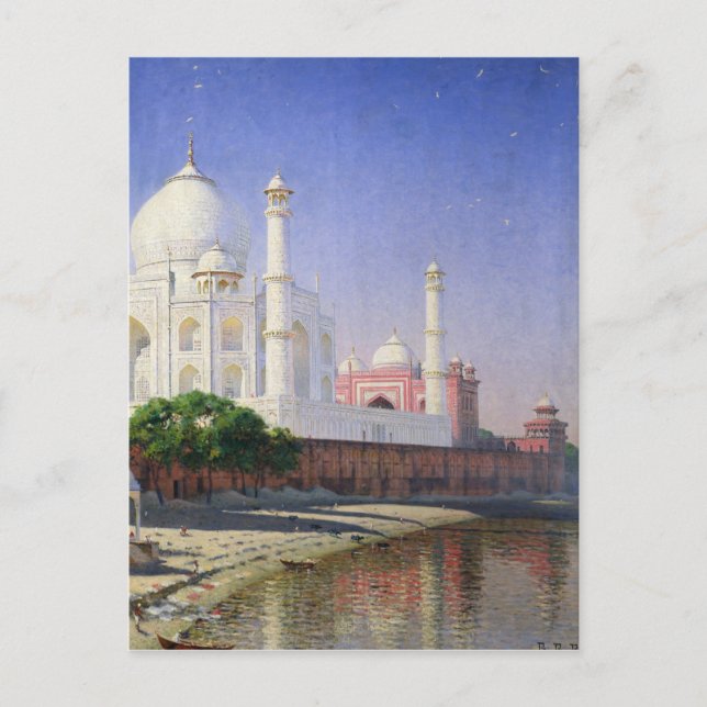Taj Mahal Vykort (Framsida)