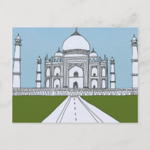 Taj Mahal Vykort