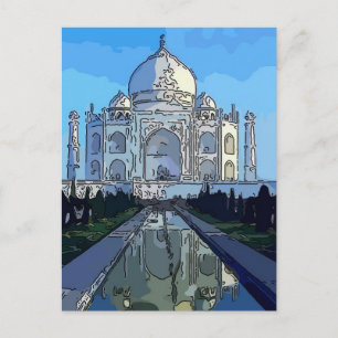 Taj Mahl Vykort