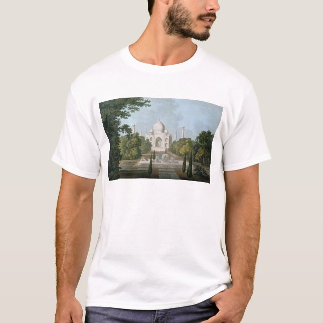 Tajen Mahal, Agra, från trädgården T Shirt (Framsida)