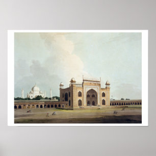 Tajen Mahal på Agra, från 'orientaliskt landskap: Poster