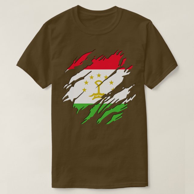 Tajikistan Alltid T Shirt (Design framsida)
