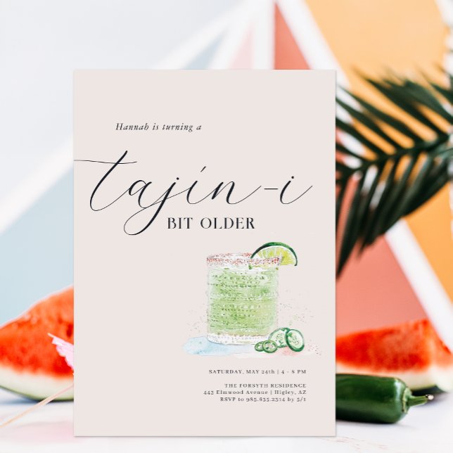 Tajín-i Bit Födelsedagsinbjudan Inbjudningar (Skapare uppladdad)