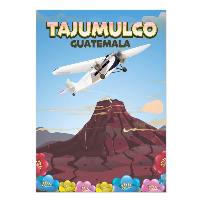 Tajumulco Guatemala Fototryck (Framsidan)