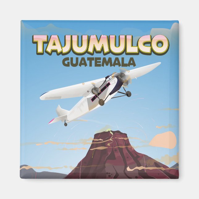 Tajumulco Guatemala Magnet (Framsidan)