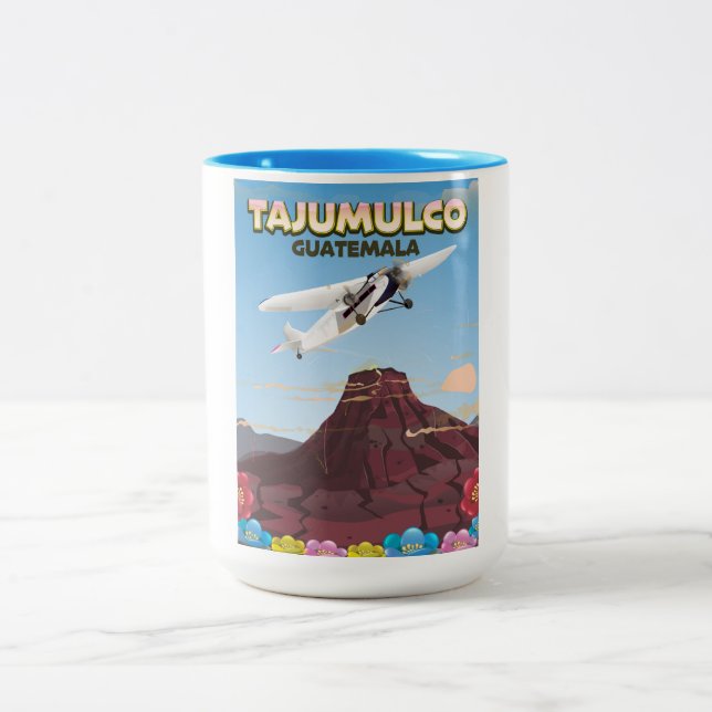 Tajumulco Guatemala Två-Tonad Mugg (Center)