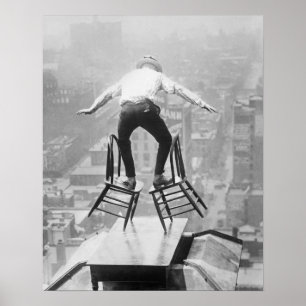 Tak Balansakt, 1910. Vintage foto Poster