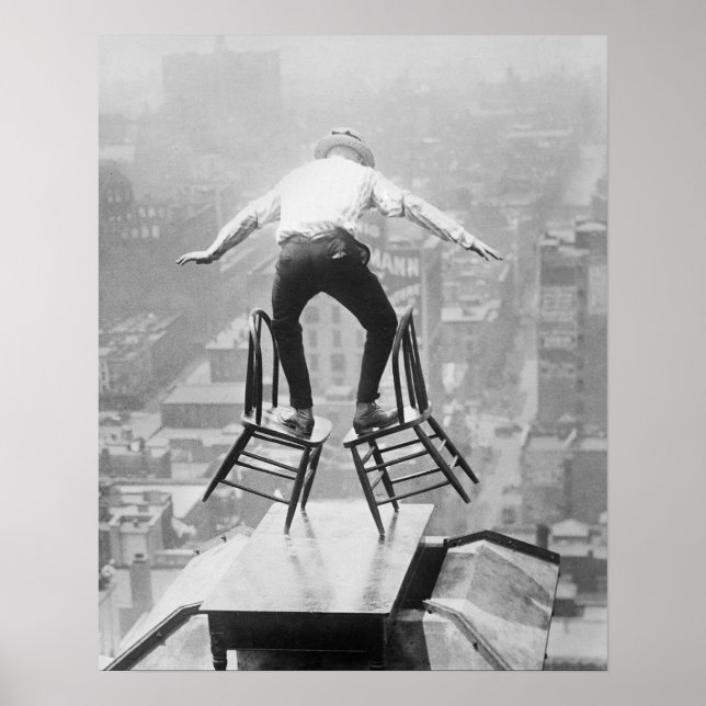 Tak Balansakt, 1910. Vintage foto Poster (Framsidan)