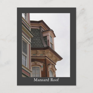 Tak Detail, Mansard Tak Vykort
