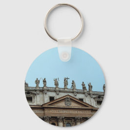 Tak i St Peter's Basilica i Rom, Italien Nyckelring