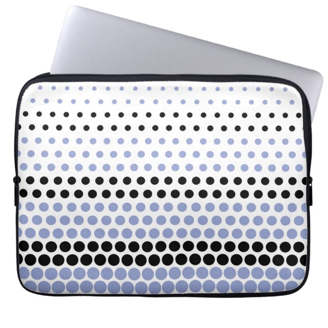 Tak och svarta prickar laptop fodral (Framsidan)