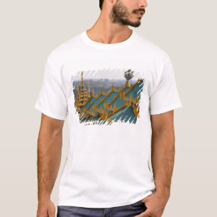 Tak på Shwedagon-pagoden, Yangon, Myanmar T Shirt