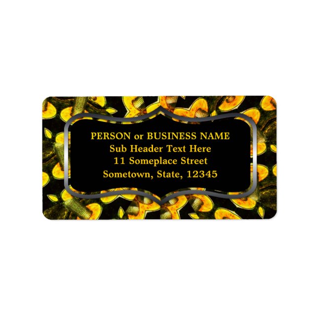 Tak Screws Hardware Address Label Adressetikett (Framsidan)