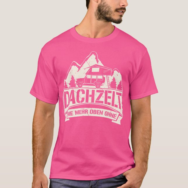 Tak Tält - aldrig mer överst med - kamera med gift T Shirt (Framsida)