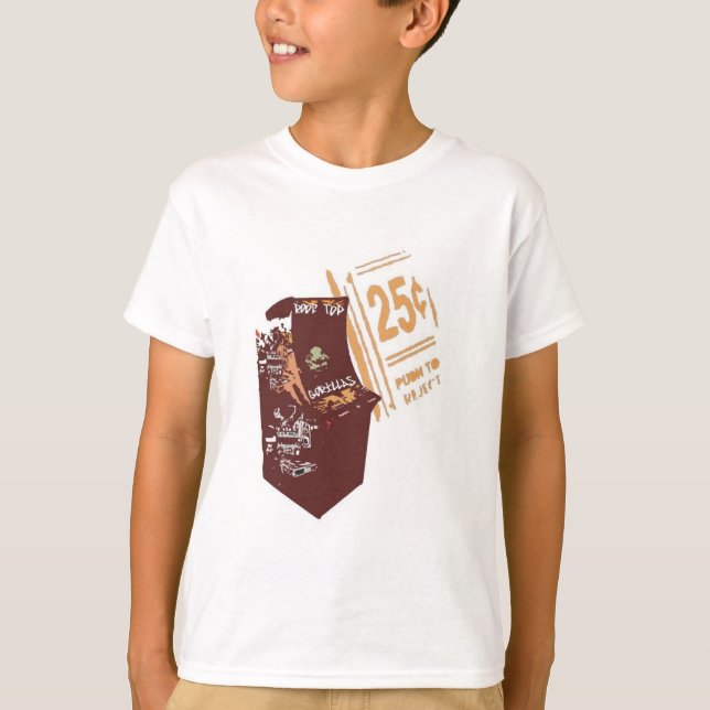 Tak Top Gorilla Arcade Game T Shirt (Framsida)