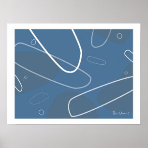 Taka - Retro-Modern Abstrakt Poster