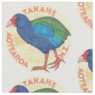 Takahe Aotearoa Nya Zeeland Tyg