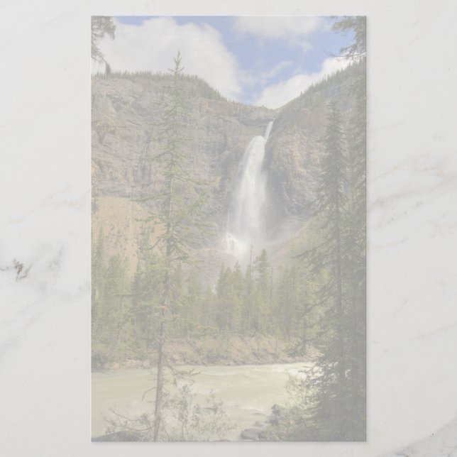 Takakkaw Falls Brevpapper (Framsida)