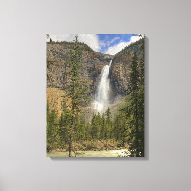 Takakkaw Falls Canvastryck (Framsida)